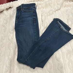 American eagle, flare, dark wash jeans